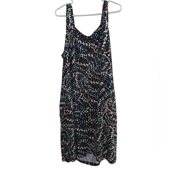 NWT! Nic + Zoe Mosaic Dots Colorful Sleeveless Sheath Dress - Size 2X - Picture 6 of 12